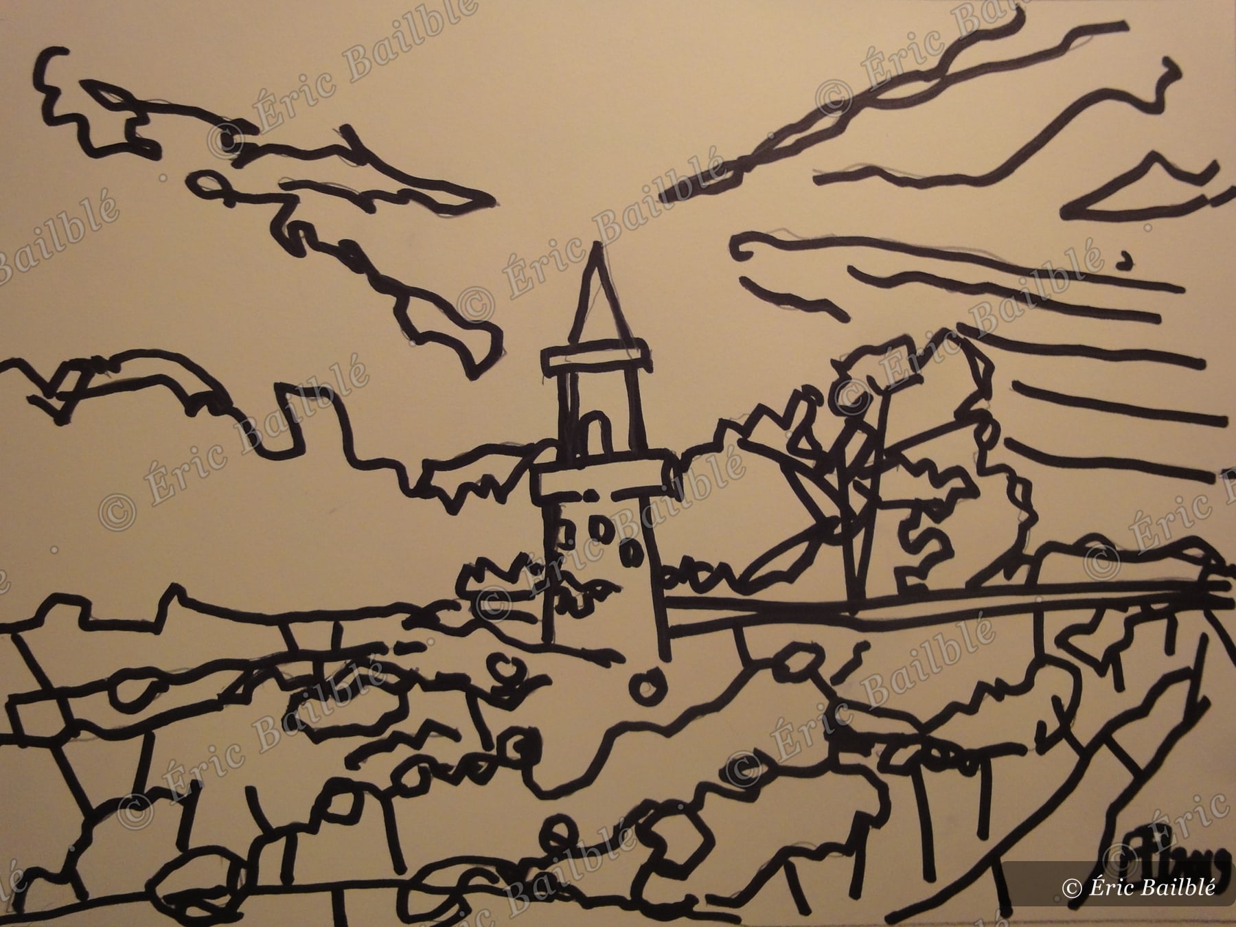 Tour de By, dessin