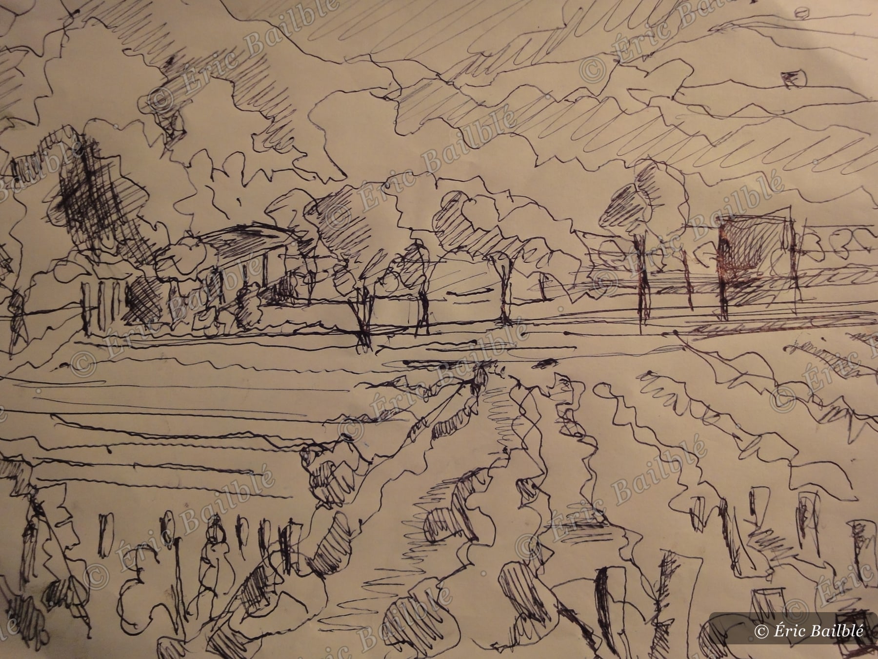 Croquis · La Coste, version N