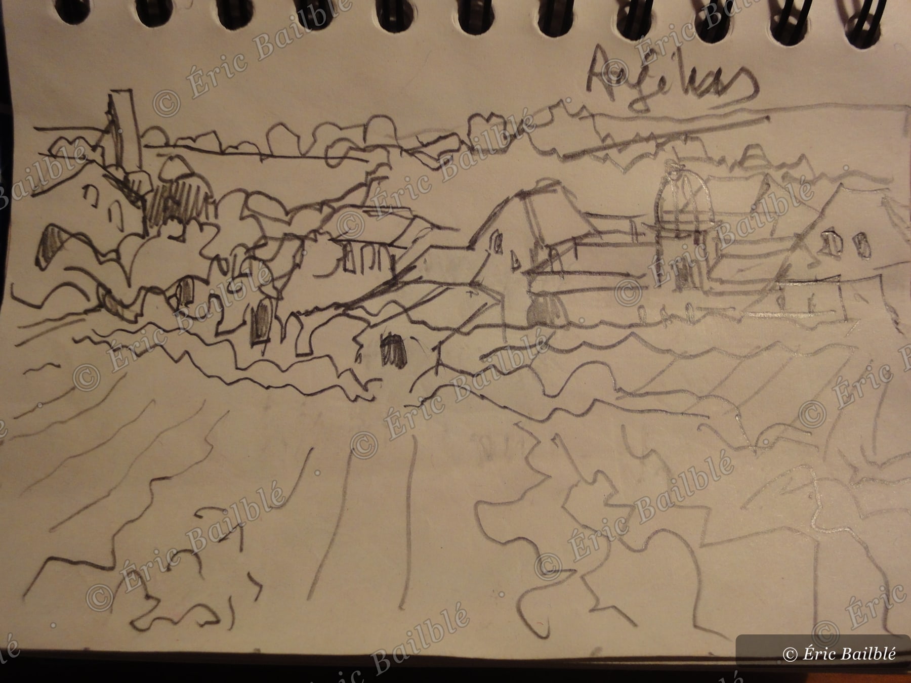 Croquis · Château Angélus