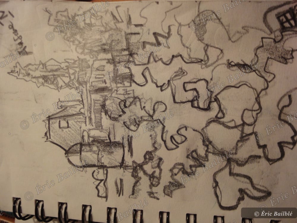 Croquis · Château Ausone
