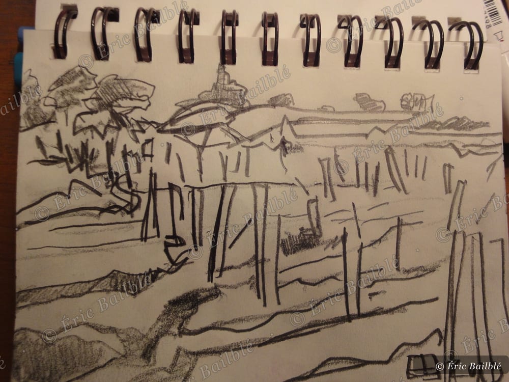 Croquis · Cheval Blanc II