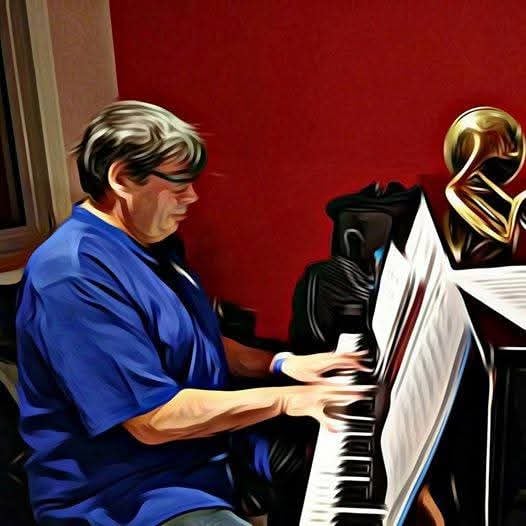 Éric Bailblé au piano