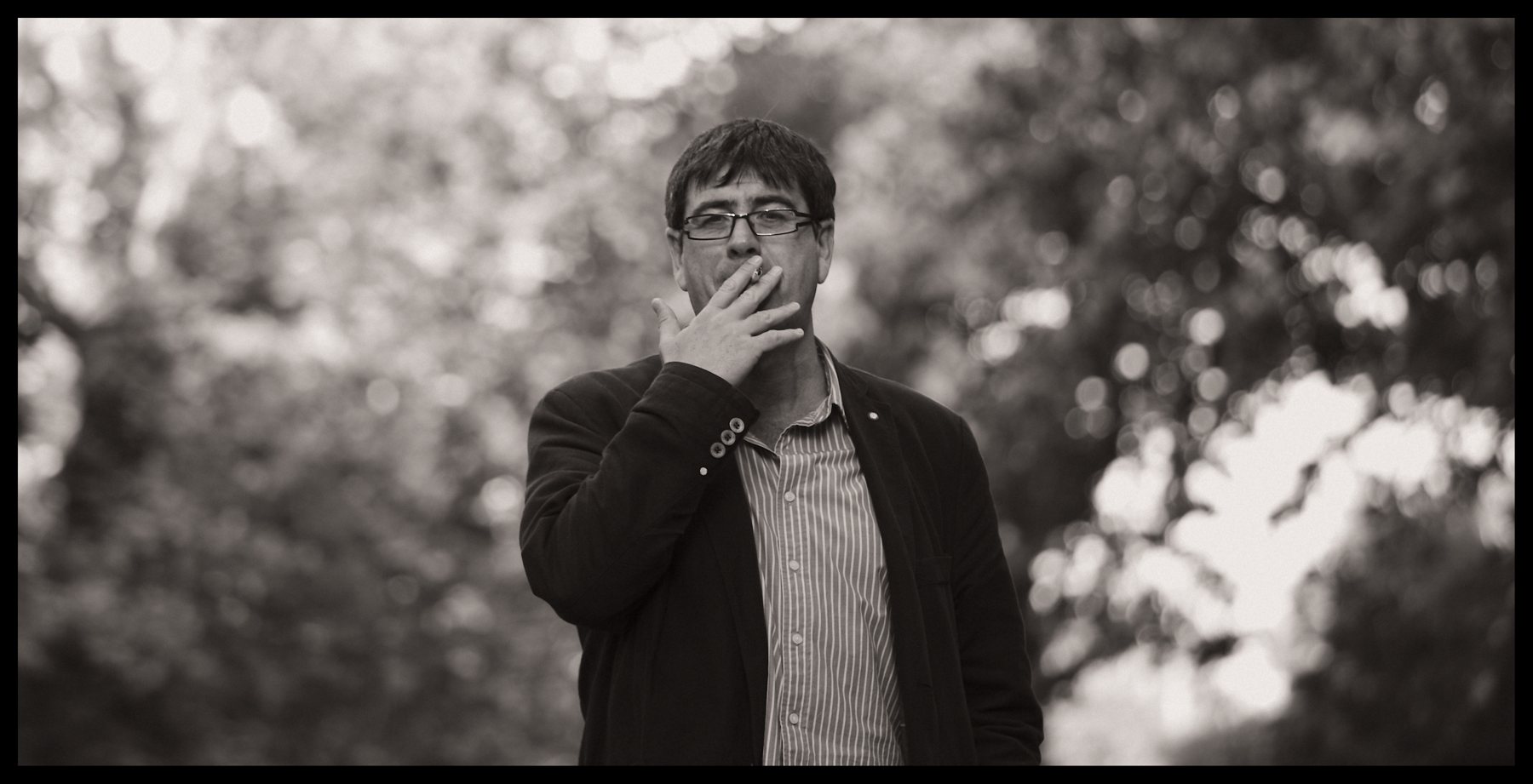 Éric Bailblé en sous-bois